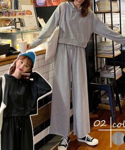 キャミソール | セットアップ 部屋着 フード付き レディース 無地 パンツセット スウェットパーカー 体型カバー ルームウェア シンプル