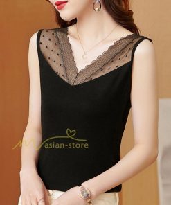 キャミソール タンクトップ | タンクトップ レディース 春夏 インナー トップス ノースリーブ Vネック Vネックタンク レース付き カシュクール 上品 お出かけ 20代30代40代50代 快適 ママ