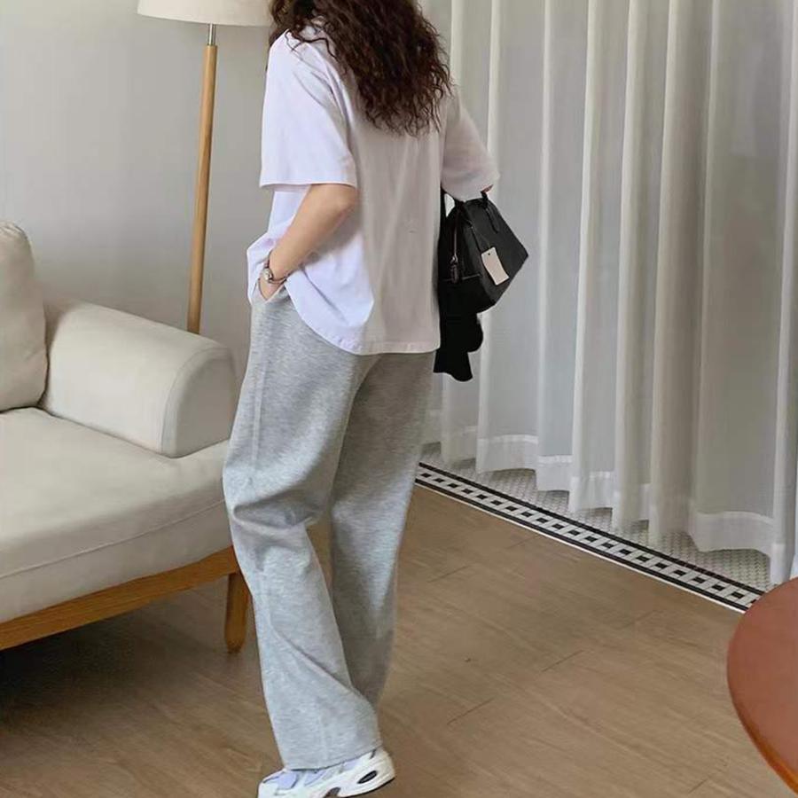 ワイドパンツ | スウエットパンツ 脚長 ストレートパンツ