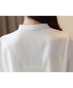 在庫ある | 短納期ブラウスレディースシャツ シフォンブラウス ビジネスカジュアルシャツトップス オフィスブラウス フォーマルシャツ 薄手 春夏衣装 リボン 通学通勤