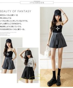 ショートパンツ | パンツ 無地 ベルト 美脚 カジュアル シンプル レディース 春 夏 新作 2022 ボトムス 短パン ゆったり ズボン 日常 お出かけ