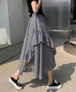 スカート | プリーツロング 春 夏 秋 マキシ 大きいサイズ フレアマキシプリーツ チェック柄 通勤通学 20代30代40代 不規則 フレア