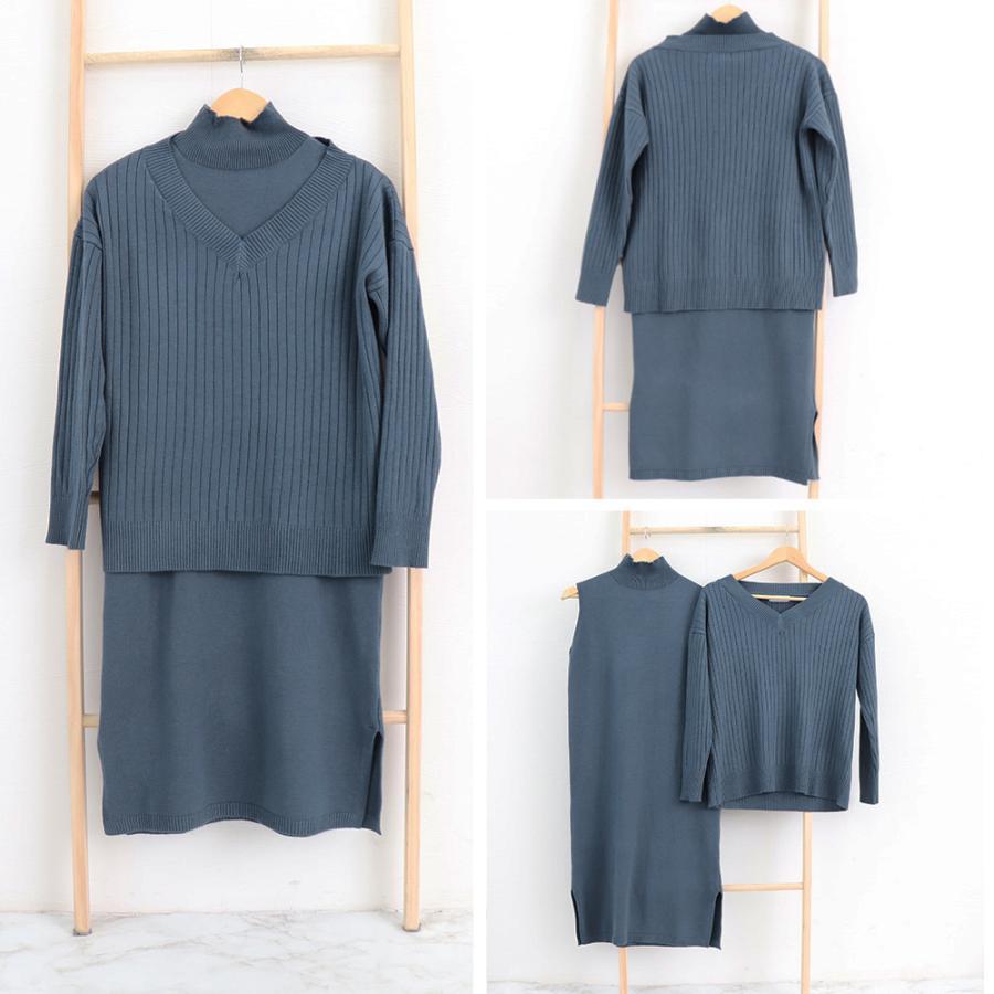 ニット・セーター | 韓国風 ニット セットアップ レディース