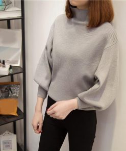 ニット・セーター | ニット レディース ショート丈 パフスリーブ セーター トップス 可愛い 通学通勤 インナー ニットセーター 柔らかい 秋冬 ストレッチ パフスリーブニット