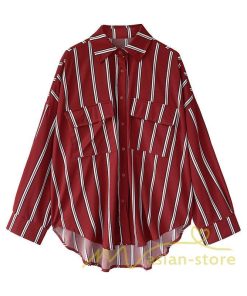 在庫ある | 短納期シャツレディースブラウス ビジネスカジュアルゆったりシャツトップス フォーマルシャツ オフィスブラウス ストライプ 薄手 通学通勤 春夏衣装 着痩せ