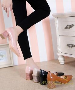 パンプス | 走れるポインテッドトゥ チャンキーヒール 黒 フォーマル オフィス レディース 入学式 入園式 卒業式 卒園式 5cmヒール 22cm 結婚式 靴 25cm