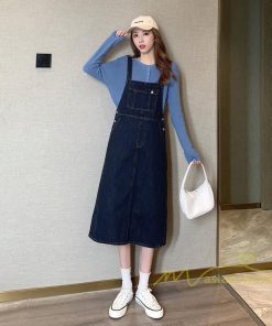 オーバーオール サロペット | デニムサロペットスカート レディース 40代 春夏 デニムワンピース レディス ボトムス ジャンバースカート カジュアル 無地 サロペット ストレート 着痩せ