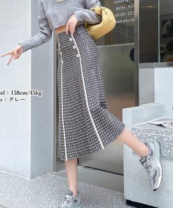 フレアスカート | フレアスカートニットスカートハイウエスト