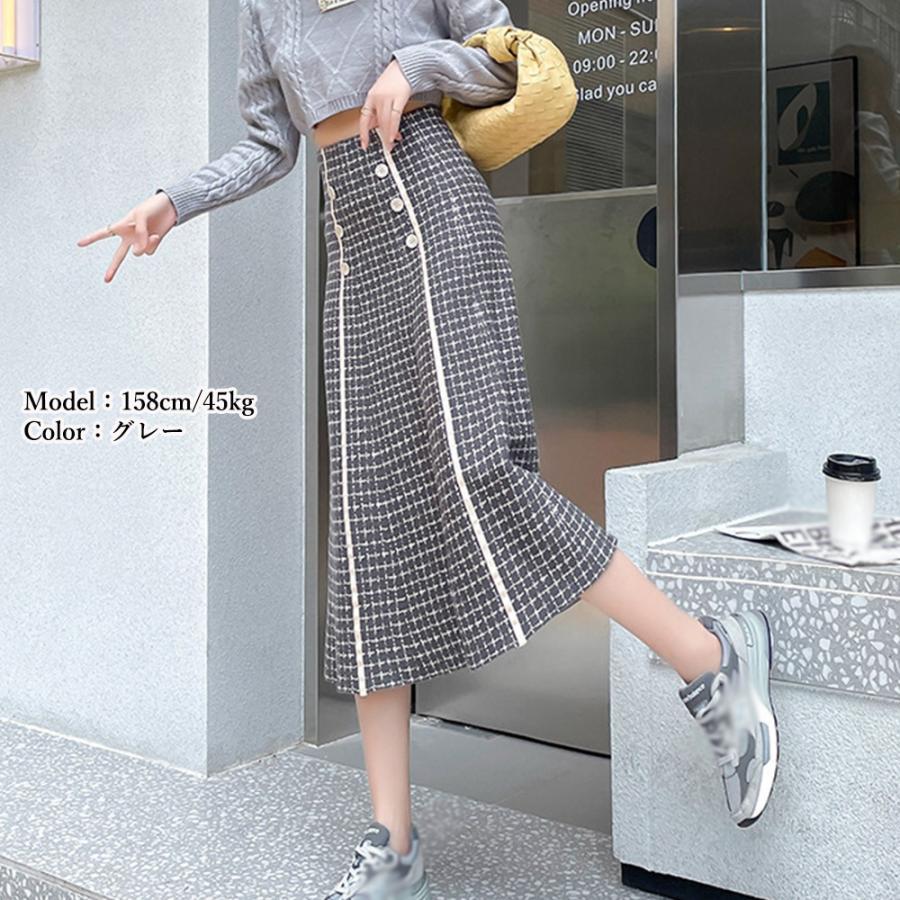 フレアスカート | フレアスカートニットスカートハイウエスト