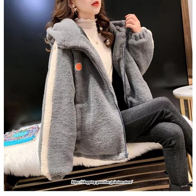 パーカー | レディース 長袖ジャケット 裏起毛 暖かい 防風 売れ筋 アウター 大きいサイズ フード付き 防寒着 シンプル 部屋着 あったか ボア 防寒 長袖 送料無料