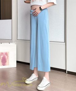 パンツ レギンス | マタニティ ワイドパンツ ガウチョパンツ 着痩せ 無地 着痩せ ゆったり マタニティパンツ パンツ マタニティウェア 日常 夏新作 おしゃれ サマー サマーパンツ