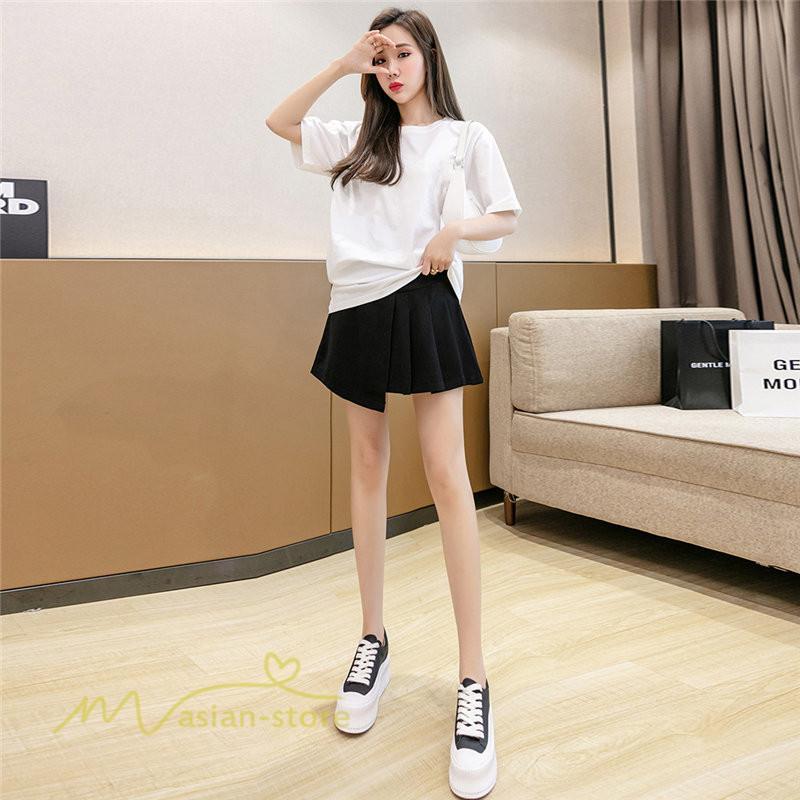 スカート | マタニティ ショート丈 レディース プリーツ 無地 マタニティ夏 サマーカジュアル 産前産後 着痩せ マタニティウェア 通気性 上品