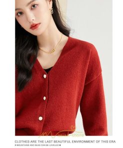ニット・セーター | カーディガン レディース 春夏 パーカー 秋 長袖 トップス 赤 無地 50代 40代 30代 20代 おしゃれ キレイめ オシャレ 部屋着 あったか お出かけ ニット 着痩せ