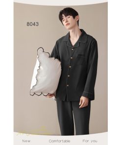 パジャマ　ルームウェア | パジャマ メンズ  前開き 長袖 秋新作 春 秋 冬 コットン 上下セット 男性 薄手 ルームサプリ L LL 3L 大きいサイズ セットアップ 4L 単品売り