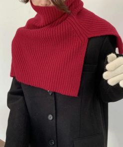 マフラー | タートルネック ニットウォーマー 韓国風
