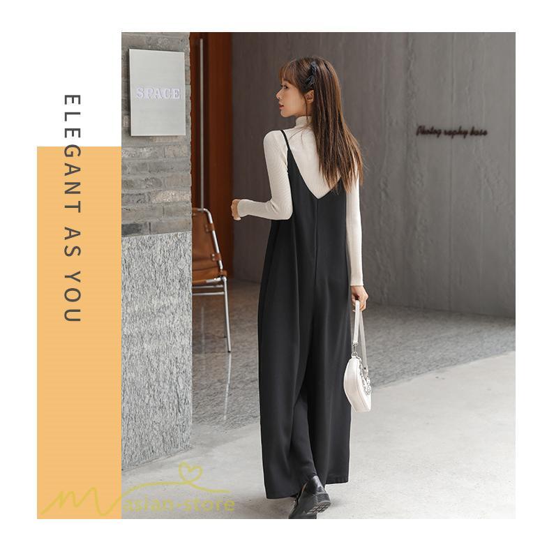 オーバーオール サロペット | サロペット レディース スカーチョ ワイドパンツ 無地 キャミ ガチョウパンツ 繋ぎ オールインワン 秋物 夏服 冬春 可愛い 20代30代40代50代 大人 学生 通学通勤