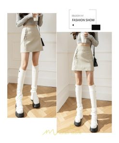 スカート | レディース ミニインパンツ 合皮 ミニ韓国ファッション 脚長 かわいい おしゃれ ミニスカ レザーセクシー 秋冬 おしゃれ