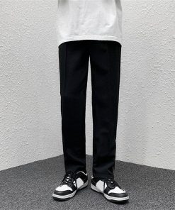 チノパン | メンズパンツ 無地 メンズ ボトムス パンツ ロングパンツ 夏物 サマーパンツ ロング丈 スラックス ジッパー  日常感 メンズスタイル ストリート 上品 おしゃれ