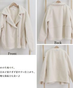 ジャケット・ブルゾン | 切替ムートンジャケット 韓国風 冬物