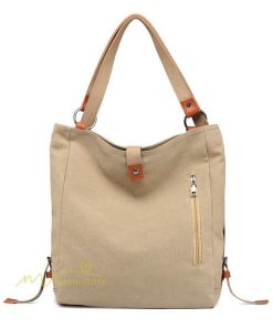 女性用バッグ | ショルダーバッグ リュック バッグ カバン レディース 帆布バッグ ズック カジュアル 旅行 肩掛け 手提げ シンプル エコバッグ ハンド 通勤通学 洗え 便利 収納