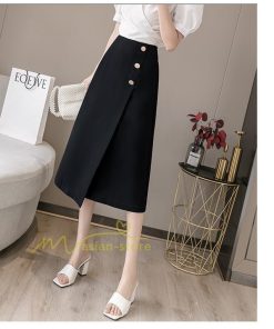 スカート | ボトムス ロング ロングフロントスリット 春 夏 秋 冬 体系カバー Aライン 20代30代40代 通勤通学 カジュアル 無地人気 着痩せ レトロ風 2022