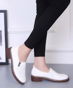 パンプス | オックスフォードシューズ レディース レザー ローファー通勤 ヒール パンプス