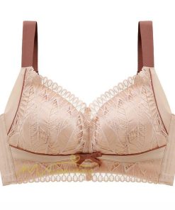 ショーツ | 胸 小さく 見せる ブラ 大きいサイズ クラッシィワイヤレスブラ ボタニカルレース ブラジャー フルカップ 20代30代40代50代60代 ノンワイヤー 補正 上品 下着