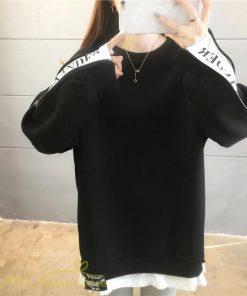 パーカー | トレーナー レディース 秋物 長袖フェイク ロングT 重ね着風 スウェット トップス 秋服 ゆったり 秋冬 大人 プルオーバー 20代30代40代50代60代
