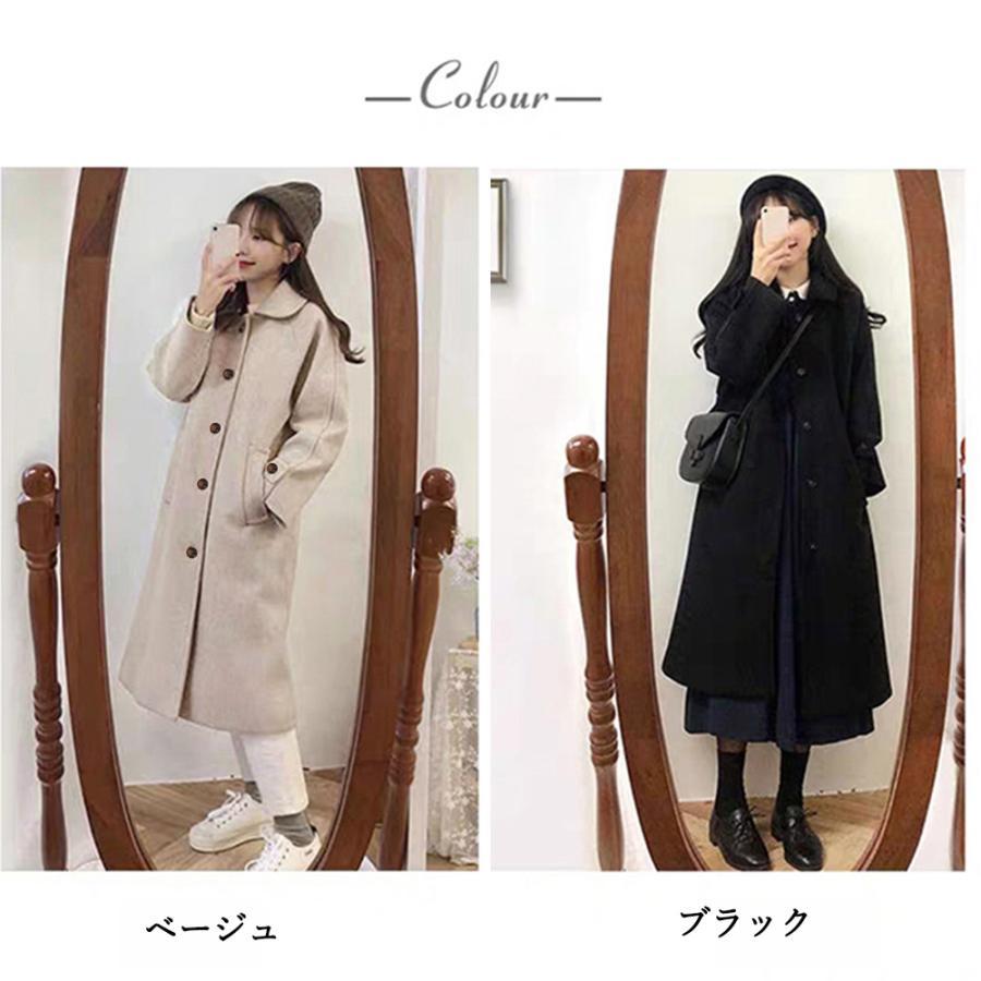 トレンチコート | ステンカラーコートレディース中綿コート冬