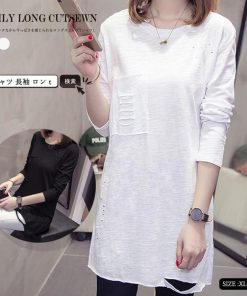 シャツ・ブラウス | Tシャツ 長袖 レディース 韓国風 ロンｔ春