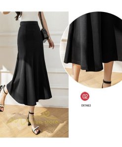 スカート | マーメイドレディース 春 夏 ストレッチ 伸縮性 体型カバー ニット 20代30代40代50代 通勤通学 着回し 着痩せ お出かけ カジュアル 2022作