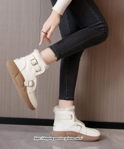 ブーツ | ムートンモカシン 冬靴 レディース 裏起毛 暖かい もこもこ 痛くない 人気 防寒 黒 白 冬 痛くない 歩きやすい 秋 おしゃれ