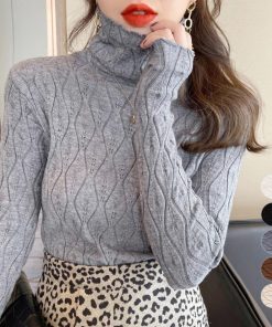 ニット・セーター | ハイネックニットトップス レディース秋冬