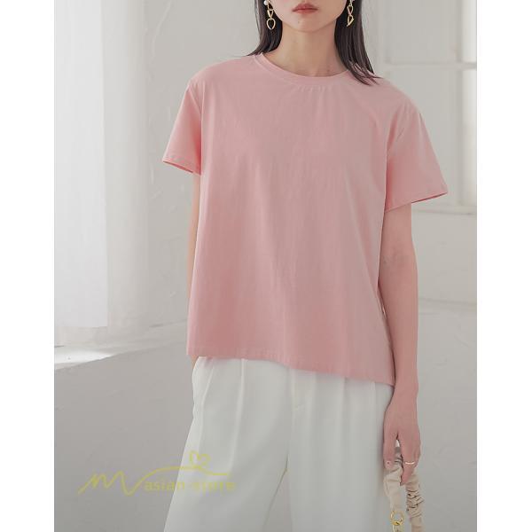 tシャツ・カットソー | Tシャツ レディース 春 夏 秋 Tシャツ 半袖 ブラウス かわいい プリーツTシャツ 無地 半袖 ゆったり 20代 きれいめ 40代 カットソー シンプル 韓国風 30代