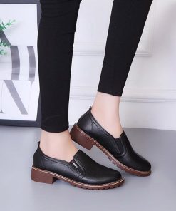 パンプス | オックスフォードシューズ レディース レザー ローファー通勤 ヒール パンプス