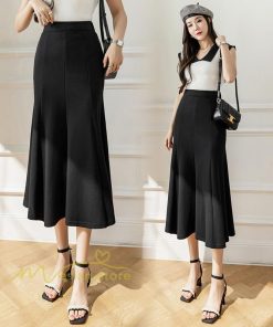スカート | マーメイドレディース 春 夏 ストレッチ 伸縮性 体型カバー ニット 20代30代40代50代 通勤通学 着回し 着痩せ お出かけ カジュアル 2022作