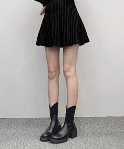 ショートブーツ | Vカット レディース厚底