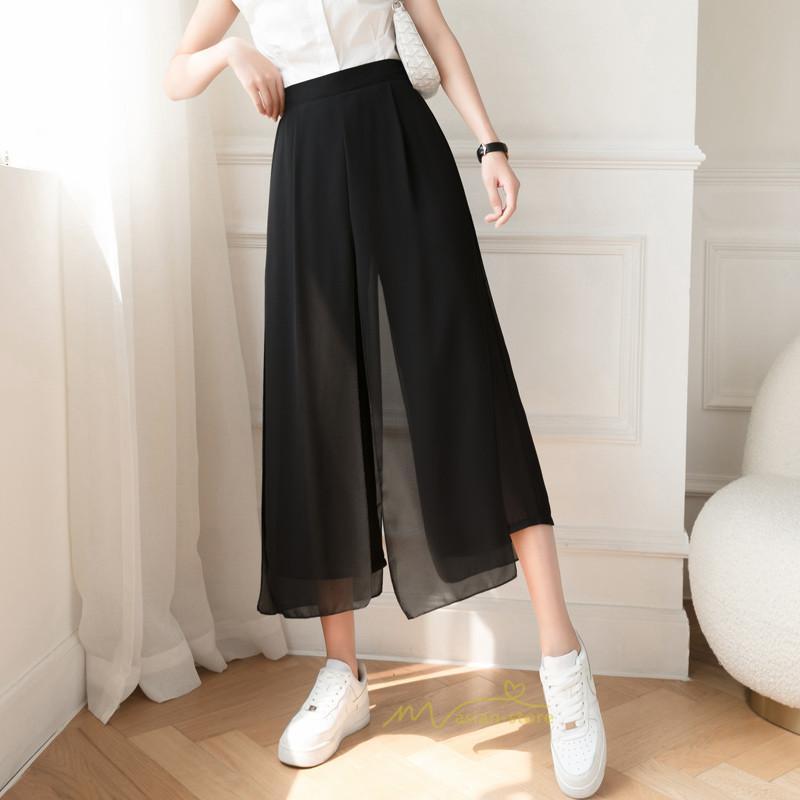 ワイドパンツ | ロングパンツ リラックス ガウチョパンツ レディース ボトムス ストレート シンプル カジュアル 着痩せ 春夏 長ズボン 20代30代40代 新作 ゆったり