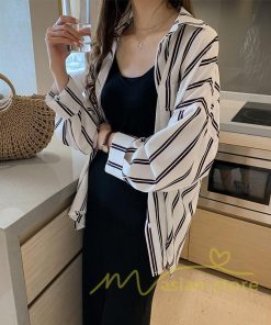 在庫ある | 短納期シャツレディースブラウス ビジネスカジュアルゆったりシャツトップス フォーマルシャツ オフィスブラウス ストライプ 薄手 通学通勤 春夏衣装 着痩せ