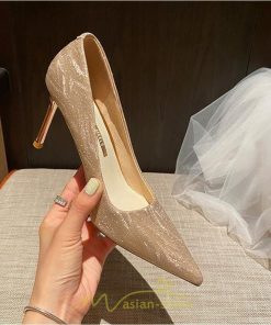 パンプス | 痛くない ハイヒール 4cm6cm8cm8cm ポインテッドトゥ 通勤 脱げない シャンパン シルバー 走れる レディース OL 20.5-26.5cm 通勤 春 ビジネス
