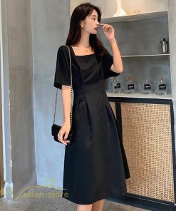 ミディアム | ワンピース レディース 春 夏 半袖 サマーワンピース 着痩せ 無地 カジュアル 大きいサイズ 上品 Aラインワンピース 大人 韓国風 通学 シフォン お出かけ 通勤