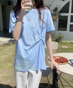 tシャツ・カットソー | Tシャツ カットソー トップス レディース 半袖 無地 春夏新作 オフィス おしゃれ クルーネック シンプル コーデ きれいめ 着痩せ 快適 20代30代40代50代 着回し