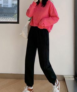 サルエルパンツ | ロングパンツ カジュアル 無地 ウエストゴム ヨガウェアパンツ レディース 韓国 スウエットパンツ