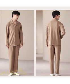 パジャマ　ルームウェア | パジャマ メンズ  前開き 長袖 秋新作 春 秋 冬 コットン 上下セット 男性 薄手 ルームサプリ L LL 3L 大きいサイズ セットアップ 4L 単品売り