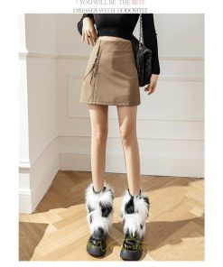 スカート | レディース ミニインパンツ 合皮 ミニ韓国ファッション 脚長 かわいい おしゃれ ミニスカ レザーセクシー 秋冬 おしゃれ