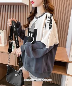 パーカー | スウェット トレーナー レディース トップス プルオーバー 長袖 クルーネック ゆったり 切り替え 50代 40代 30代 コットン おしゃれ 丸首 20代 送料無料 綿