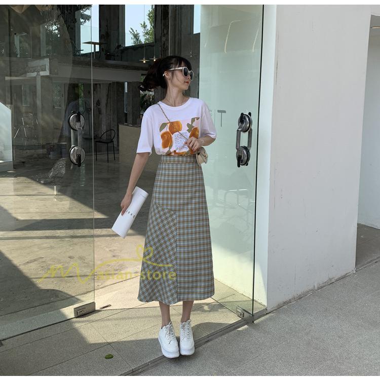 スカート | ボトムス レディース きれいめ 40代 30代 春秋 ロング丈 おしゃれ カジュアル 無地 通勤 OL 韓国風 チェック柄 通学 リゾート 着痩せ 20代 お出かけ