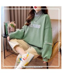 パーカー | トレーナー レディース トップス スウェット 裏起毛 長袖 暖か ハイネック おしゃれ カジュアル ゆったり カジュアル 長袖トレーナー 大人 冬 着痩せ 秋新作