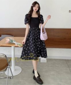 マキシ | ワンピース レディース 40代 春夏 きれいめ 膝丈ワンピース 半袖 花柄ワンピース オシャレ 通勤 結婚式 お出かけ 大人 韓国風 30代 カジュアル 着痩せ 50代