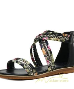 サンダル ミュール | サンダル レディース 歩きやすい ウェッジソール バックファスナー ローヒール フラットサンダル 2021年夏 ぺたんこサンダル ストラップサンダル 歩きやすい